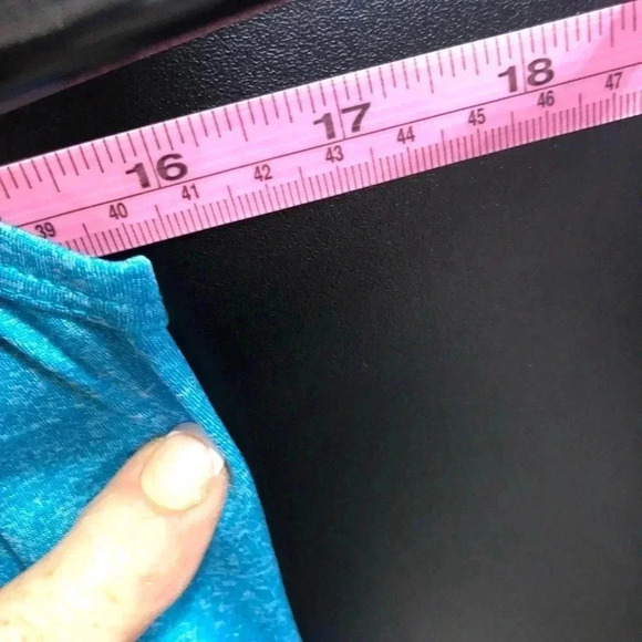 Reebok Racerback Athletic scoop neck,tank top, breathable,Comfortable,Aqua - Picture 5 of 5